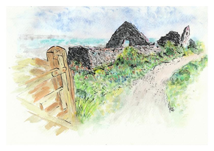 Peace Beside The Ocean - Salt House Ruins - Port Eynon Bay - Gower